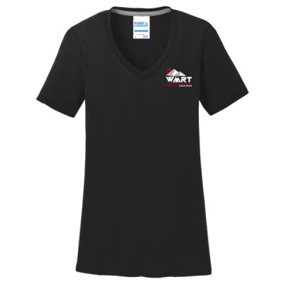 WMRT - Ladies Performance Blend V Neck Tee Thumbnail
