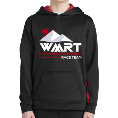 WMRT - Youth Sport Wick ® Fleece Colorblock Hooded Pullover Thumbnail